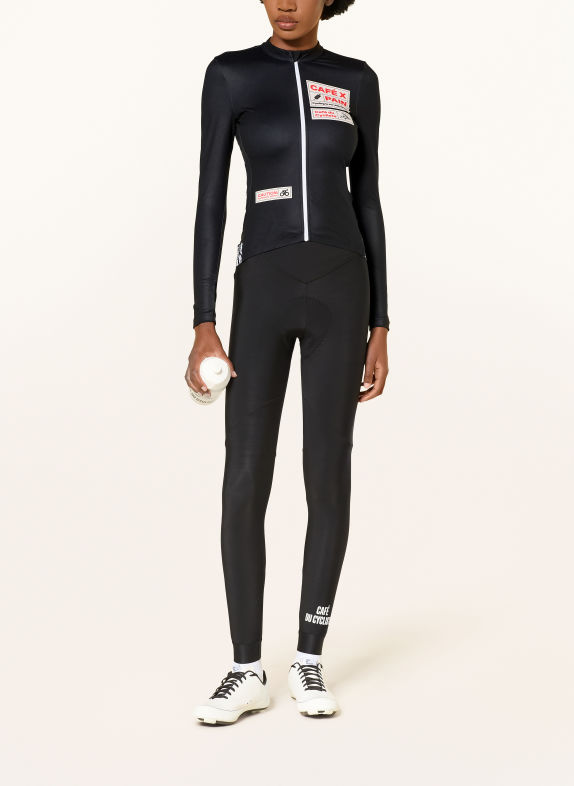 CAFÉ DU CYCLISTE CONSTANCE PAIN Cycling jersey BLACK