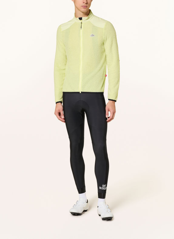 CAFÉ DU CYCLISTE Jacheta din fleece ELLA GALBEN NEON