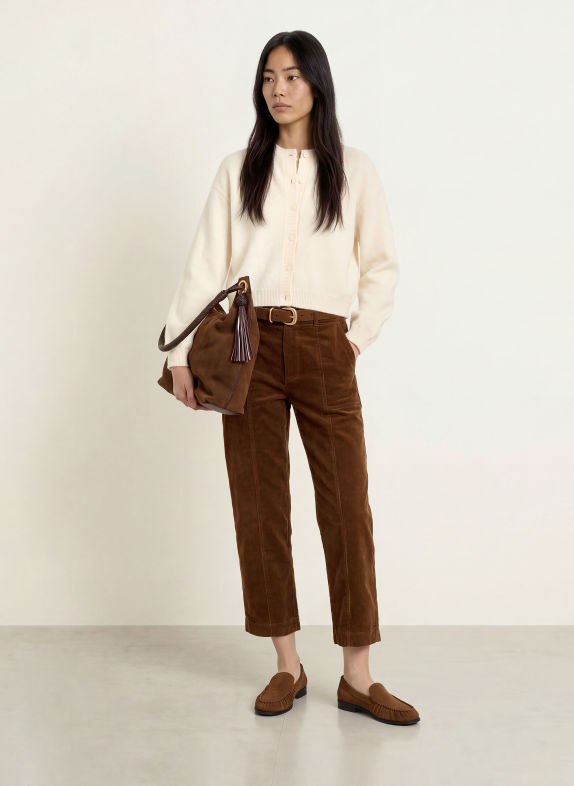 Part Two Corduroy pants NETTAPW BROWN
