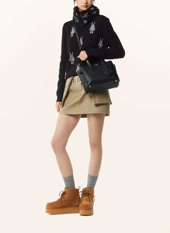 MCM MILLA SMALL Handbag BLACK / GOLD