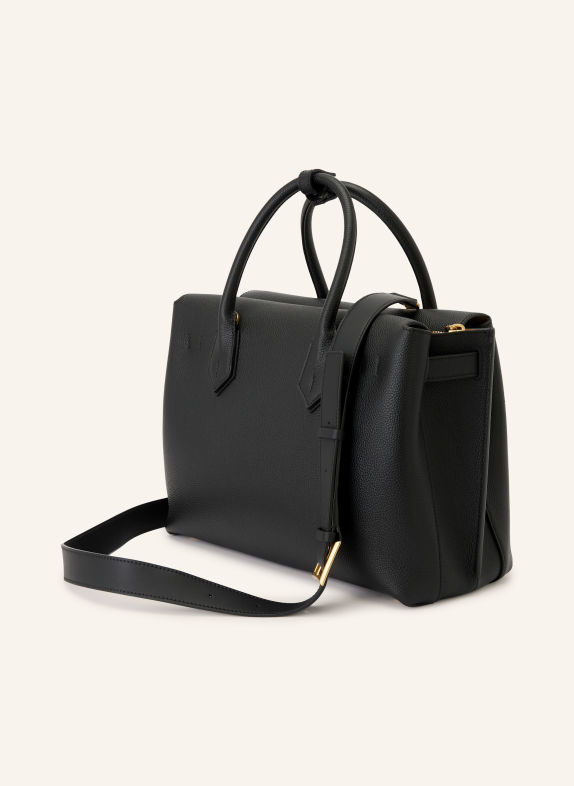 MCM MILLA MEDIUM Crossbody Bag BLACK / GOLD