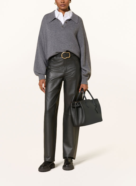 MCM Schoudertas MILLA MEDIUM ZWART / GOUD