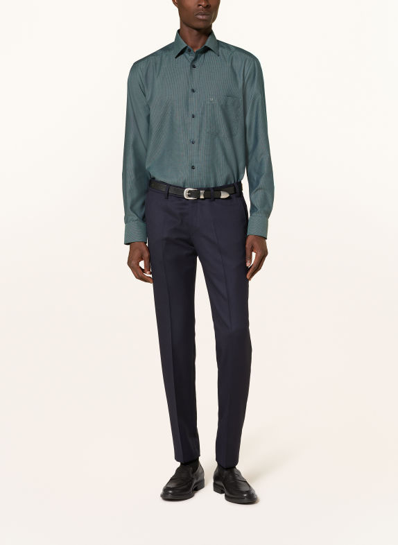 OLYMP Chemise Luxor coupe confortable BLEU PÉTROLE