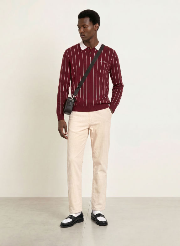 LES DEUX Cordhose Loose Fit ECRU