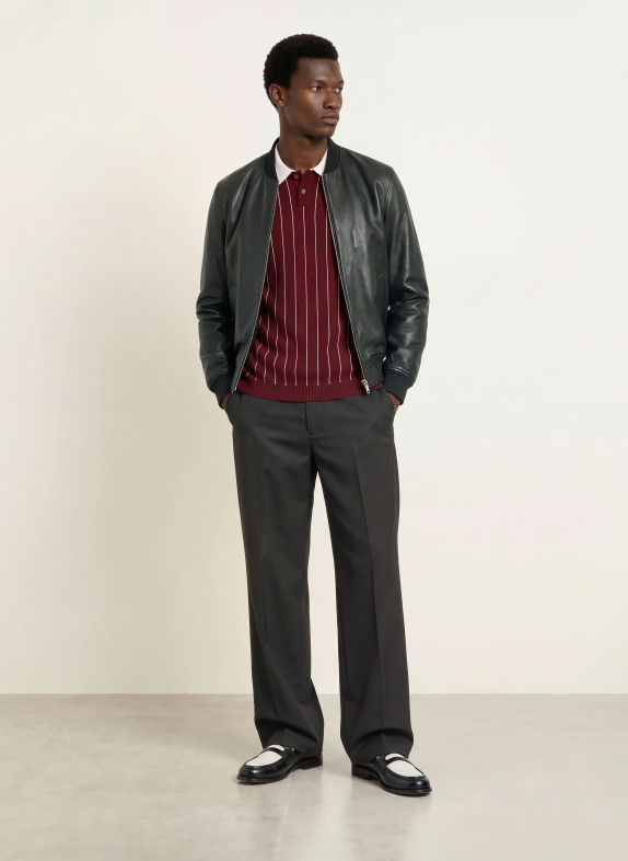 LES DEUX Chinos Loose Fit SVART
