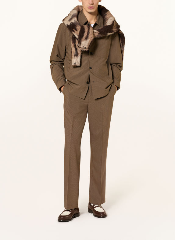 LES DEUX Overshirt DARK BROWN / LIGHT BROWN / BROWN