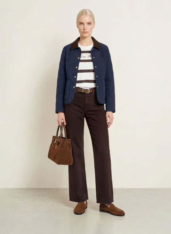 TOMMY HILFIGER Hose NOLA DUNKELBRAUN