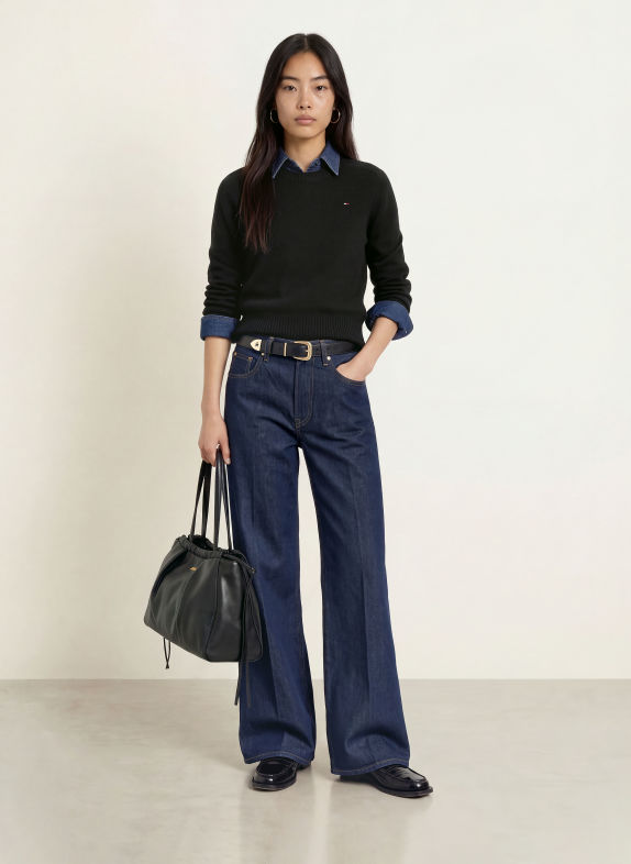TOMMY HILFIGER Trui ZWART