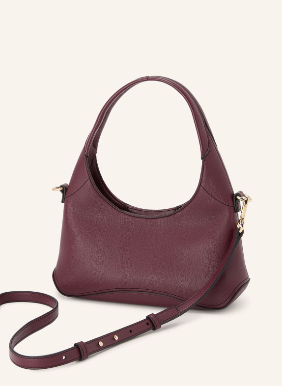 TOMMY HILFIGER Handtasche EVERYDAY MINI DUNKELROT / GOLD