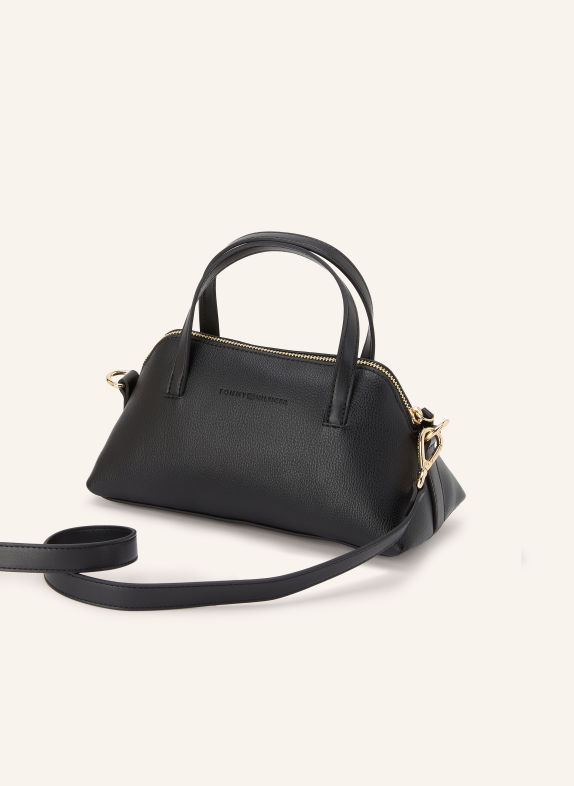 TOMMY HILFIGER Sac à bandoulière BUCKLE MINI NOIR / OR