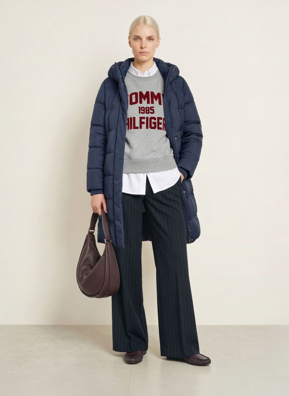 TOMMY HILFIGER Daunenmantel DUNKELBLAU