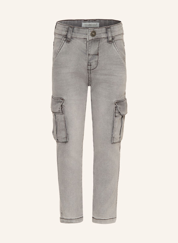 Koko Noko Jeansy cargo o luźnym kroju 5319 Denim mid. gray