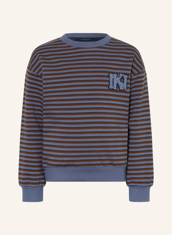 Koko Noko Sweatshirt BLAU / COGNAC / DUNKELBLAU