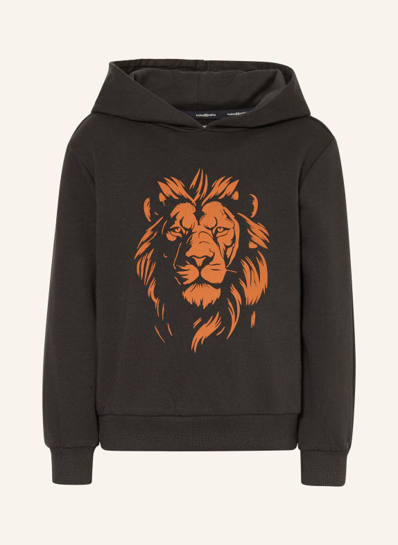 Koko Noko Hoodie DUNKELBRAUN / HELLORANGE
