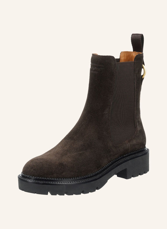 GANT KELLIIN Chelsea boots DARK BROWN / GOLD