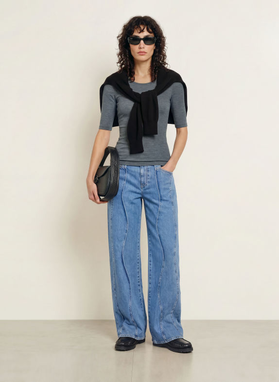 CLOSED T-shirt GRIS FONCÉ