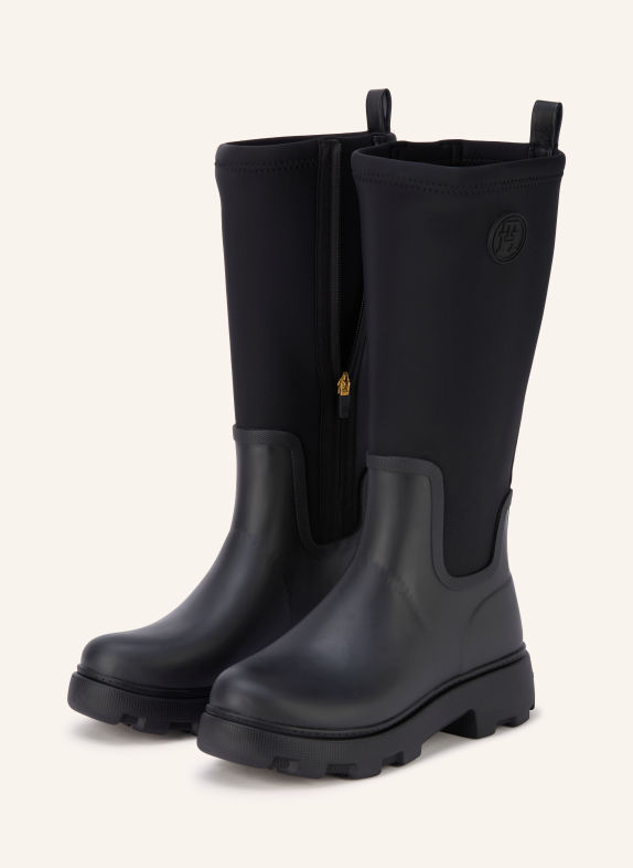 TOMMY HILFIGER Gummistiefel SCHWARZ