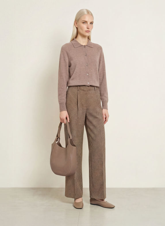 MAERZ MUENCHEN Strickjacke TAUPE