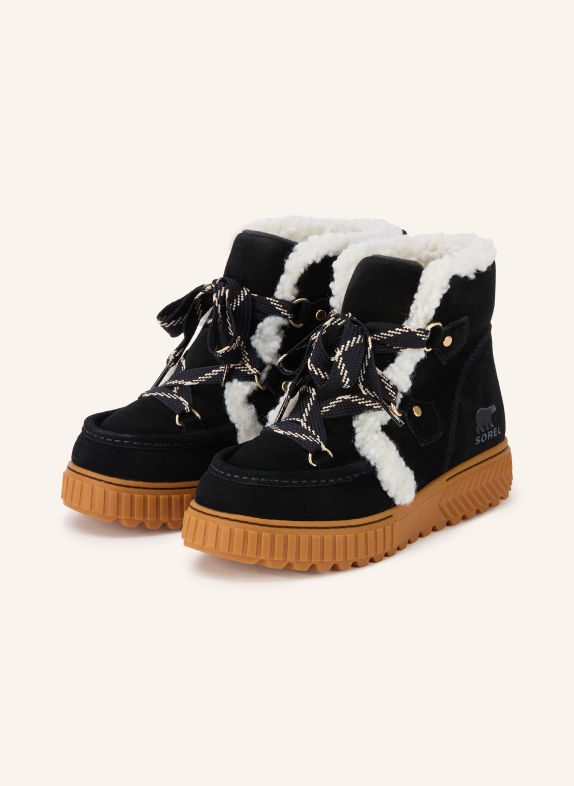 SOREL ONA AVE™ ALPINE PLUS WP Boots BLACK / ECRU