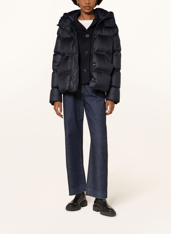 LUISA CERANO Down jacket DARK BLUE