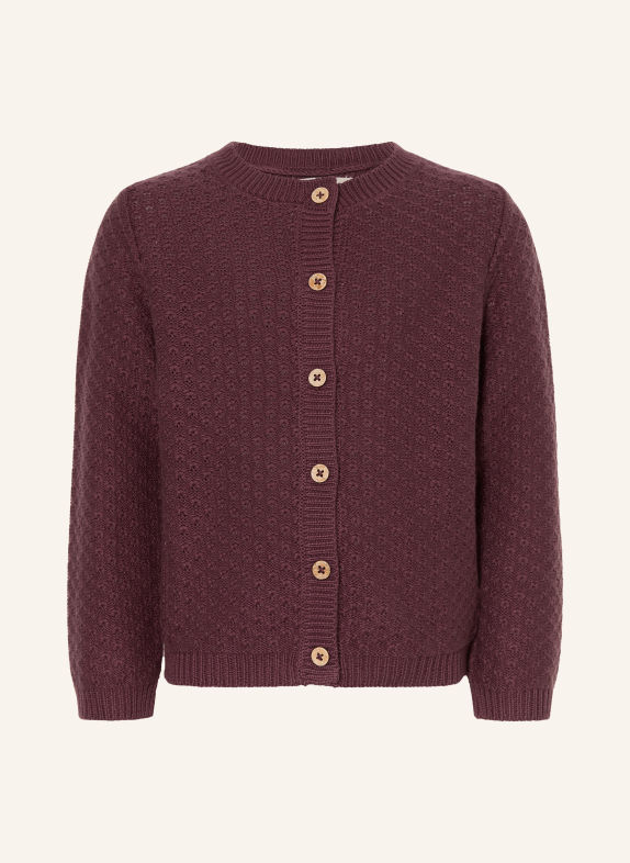 WHEAT Gilet ROUGE FONCÉ