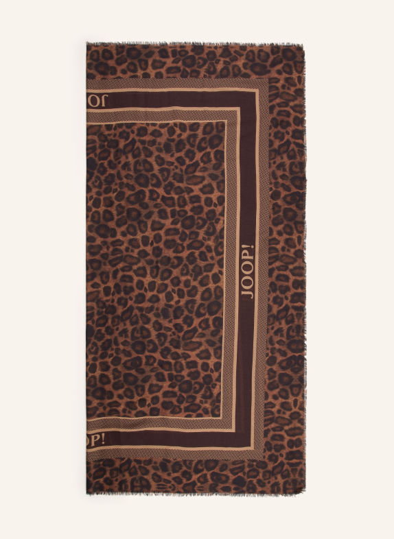 JOOP! Halsdoek AMANDA BRUIN / BEIGE / ZWART