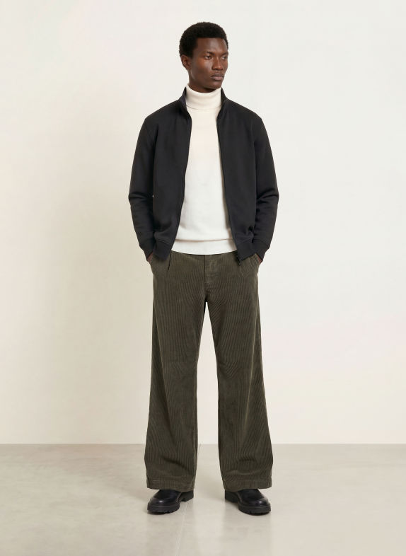 PAUL Sweat zippé NOIR