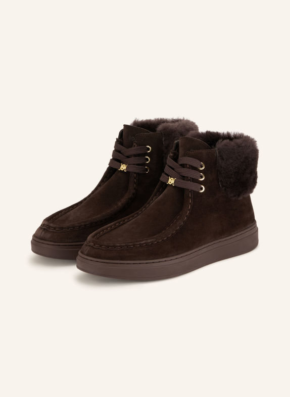 BOSS Schnürboots KIERAN HITO DUNKELBRAUN