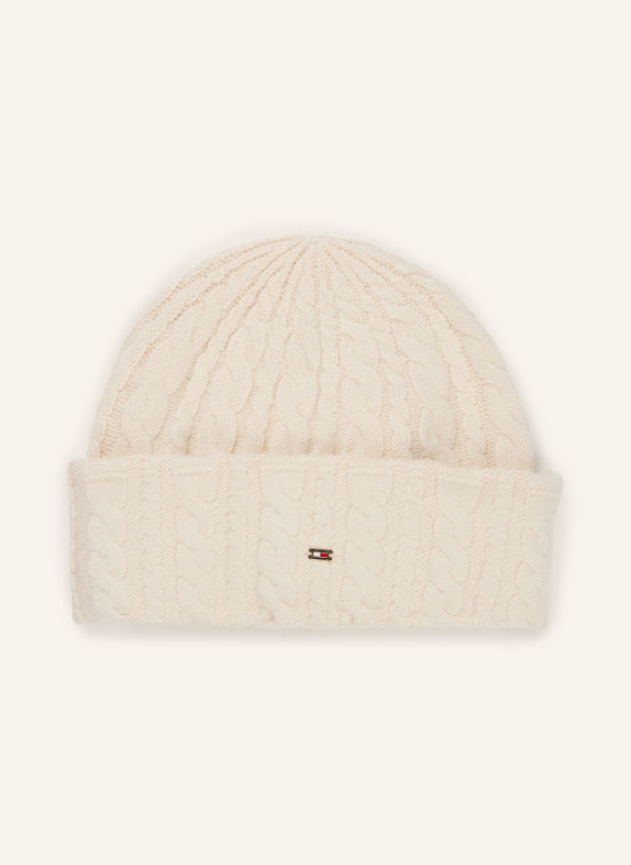 TOMMY HILFIGER Czapka ECRU