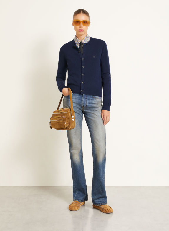 Acne Studios Strickjacke DUNKELBLAU