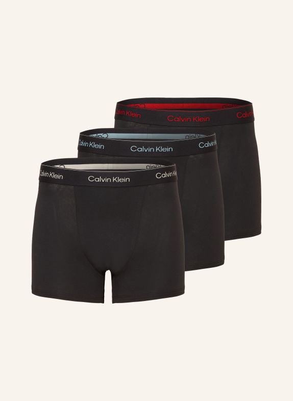 Calvin Klein 3-pak Boxershorts ICON COTTON STRETCH SORT / HVID