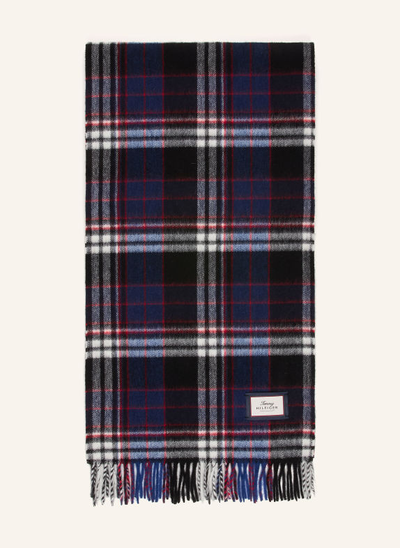 TOMMY HILFIGER Scarves BLACK / RED / BLUE