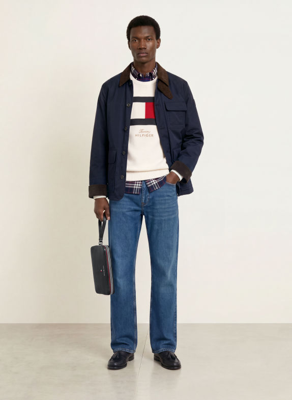 TOMMY HILFIGER Pouzdro ČERNÁ / STŘÍBRNÁ