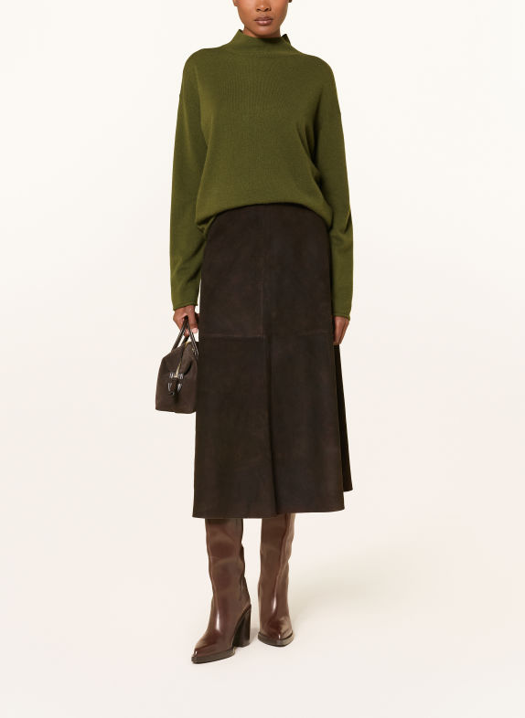 RIANI Sweaters made with merino wool and cashmere OLIVE