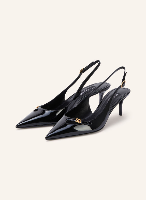 DOLCE & GABBANA Slingpumps SCHWARZ