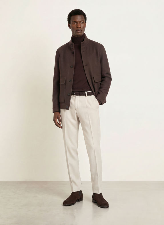 BOGNER Piqué-poloshirt GORDON-7 MARRON FONCÉ