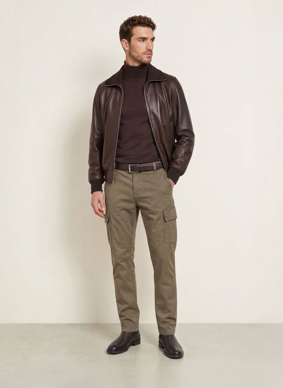 BOGNER Cargo-broek BRUNO-G2 Extra Slim Fit BRUIN