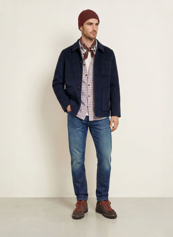 MOS MOSH Gallery Overjacket MMGWARREN DUNKELBLAU