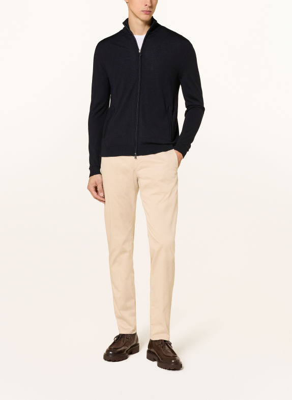 BOGNER Gebreid vest OSCAR DONKERBLAUW