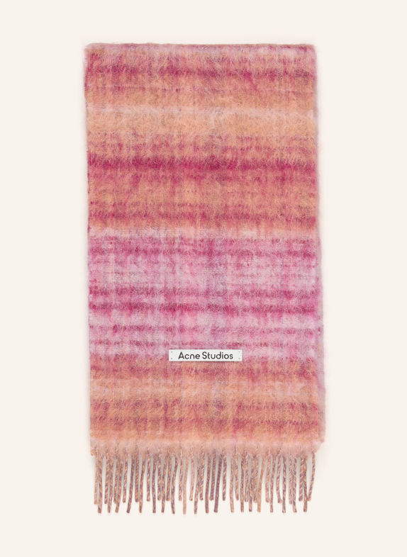 Acne Studios Sjaal met mohair FUCHSIA / ROZE / LICHTORANJE