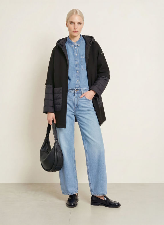 FRIEDA & FREDDIES Veste BELINDA en mélange de matières NOIR