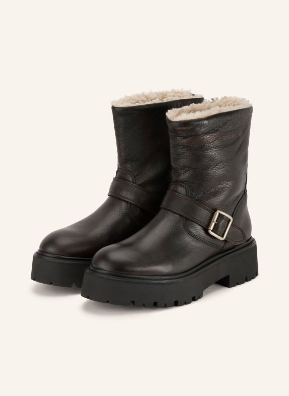COPENHAGEN STUDIOS Plateau-Boots CPH900 DUNKELBRAUN