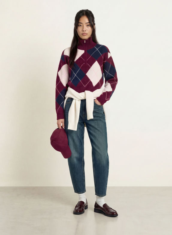 TOMMY JEANS Barrel Jeans JEANIE BALLOON 1BK Denim Dark