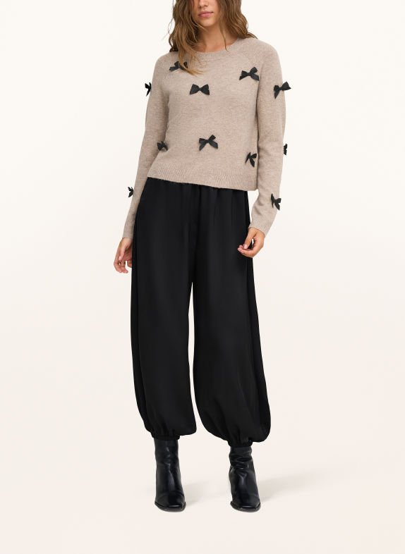 ONLY Pullover BEIGE / SCHWARZ