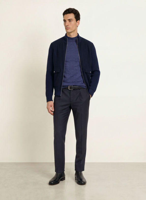 PROFUOMO Trui BLAUW
