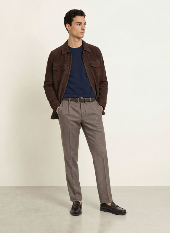 PROFUOMO Trui DONKERBLAUW