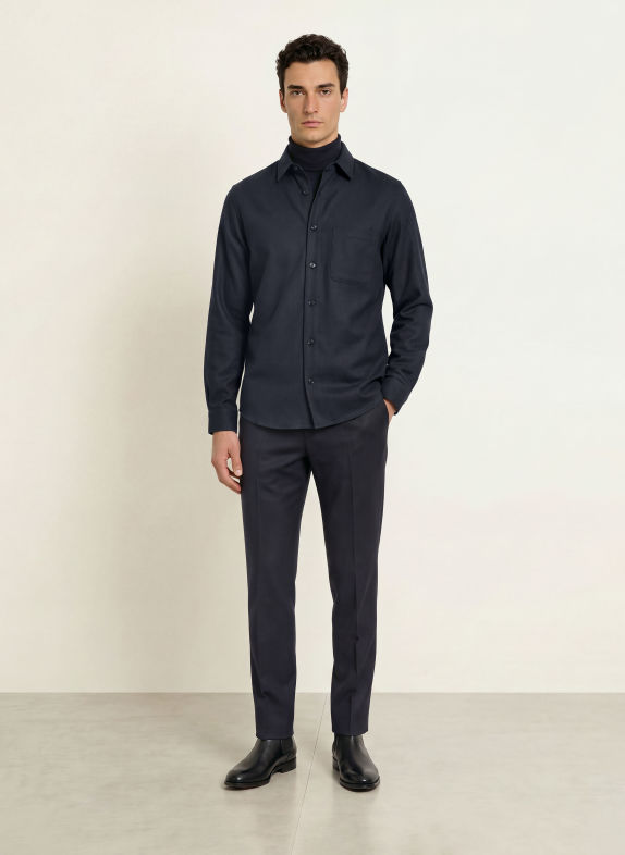 PROFUOMO Surchemise BLEU FONCÉ