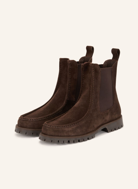 COPENHAGEN STUDIOS Chelsea boots CPH845 DARK BROWN