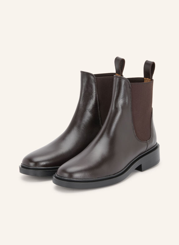 Flattered Chelsea-Boots FIONA DUNKELBRAUN