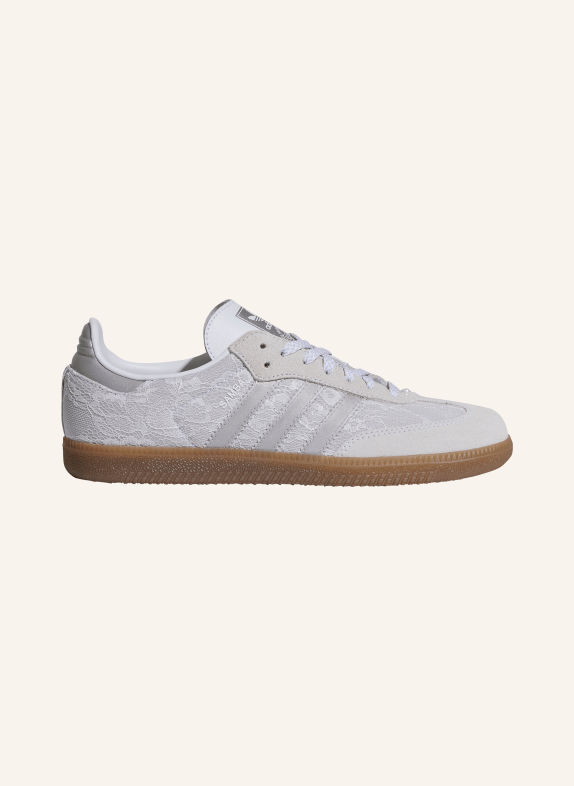 adidas Originals SAMBA OG sneakers with decorative beads LIGHT GRAY / GRAY / WHITE